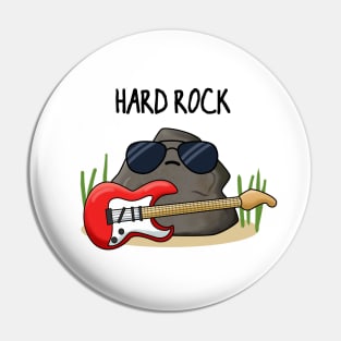 Hard Rock Funny Geology Pun Pin