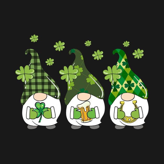 Shamrock St Patricks Day Gnomes T-gift St Patrick gifts For Boys Girls Men Women by paynegabriel