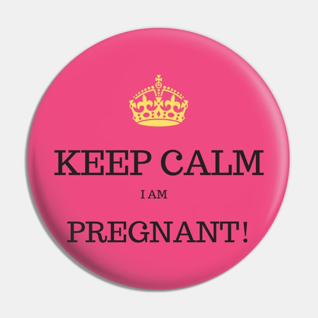 I love this 'Keep Calm I am Pregnant t-shirt!' Pin by Valdesigns