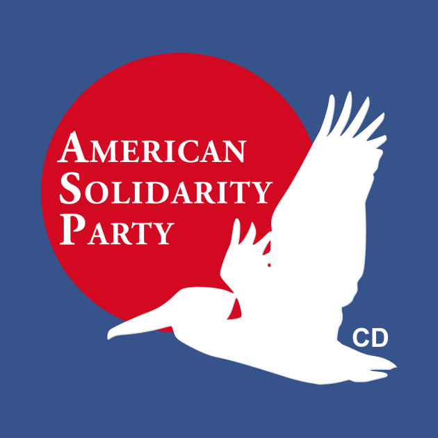 Discover American Solidarity Party Logo - Solidarity Party - T-Shirt