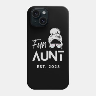 Fun Aunt Est. 2023 Phone Case