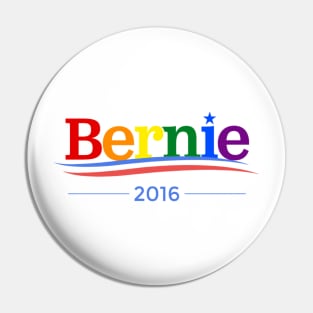 Bernie Rainbow V.1 Pin