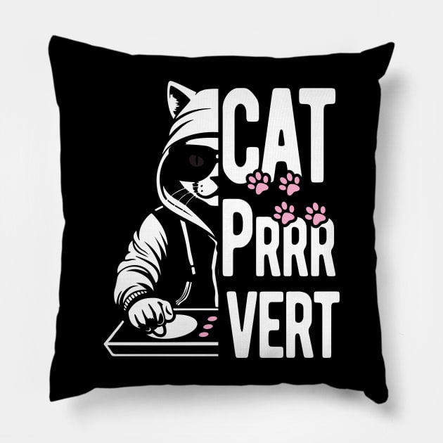 Cat Pervert Pillow by Mclickster