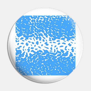 Animal Print Cheetah Blue and White Pattern Pin