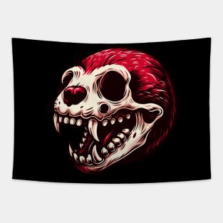 Possum Head Skull Tapestry