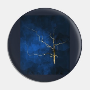 Kintsugi Electric Blue #blue #gold #kintsugi #japan #marble #watercolor #abstract Pin