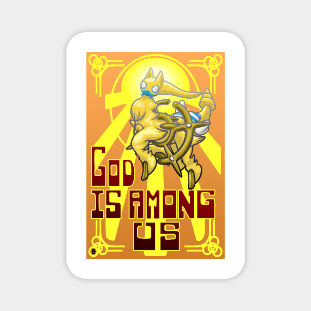 God is among us Magnet by VeteaTV