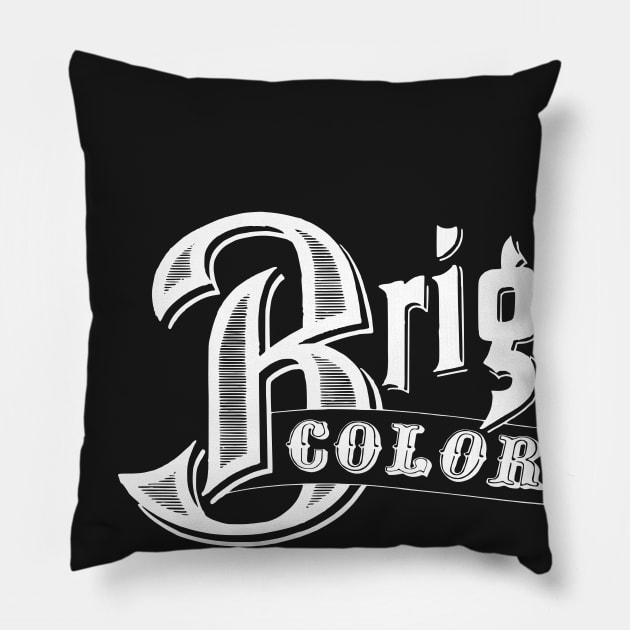 Vintage Brighton, CO Pillow by DonDota