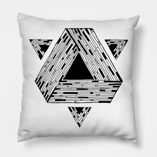 Psychedelic geometry Pillow