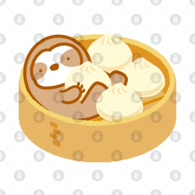 Cute Soup Dumpling Sloth by theslothinme