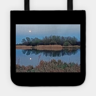 Moonlight Reflection, Longham Lakes, March 2024 Tote
