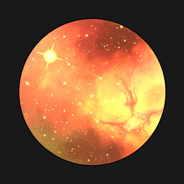 Galaxy Circle (Gold) by AuPrinceAna