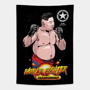 kim fighter from north korea Tapestry