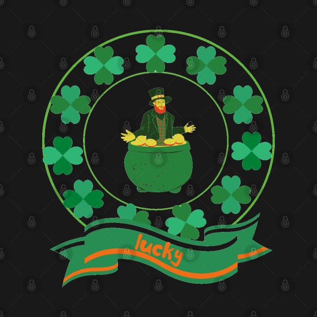 Saint Patrick Lucky T-shirt by Funky Mama