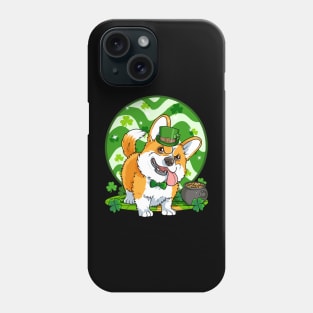 Pembroke Welsh Corgi Leprechaun St Patricks Day Irish Dog Phone Case