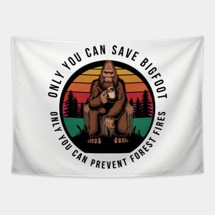 Bigfoot Protection Tapestry