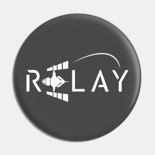 Relay Logo - White Pin