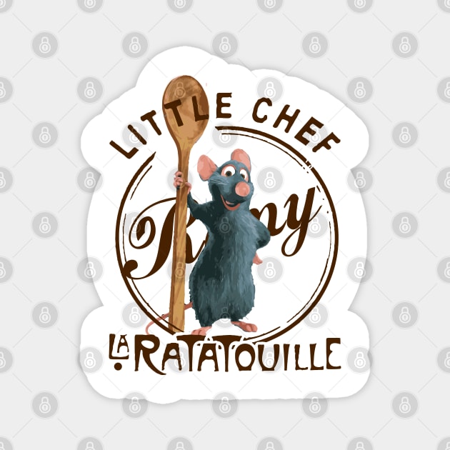 Ratatouille Tribute - Ratatouille Little Chef Kitchen - Epcot Remy Haunted Mansion - Pixar Rat Lion King Wall e - Up - ratatouille - Pirates Of The Caribbean - ratatouille -Tangled Magnet by TributeDesigns