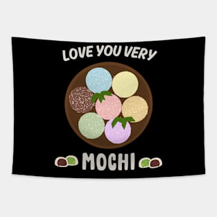 Mochi Japan Katakana  Tea Kawaii Japanese Vintage Tapestry