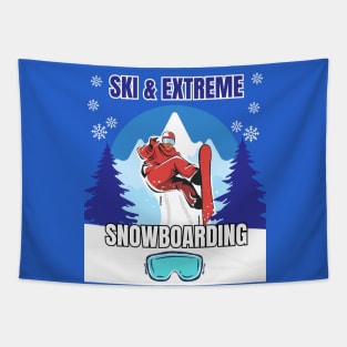 Extreme Snowboarding Club Essential Tapestry