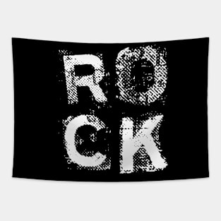 grunge rock logo design Tapestry