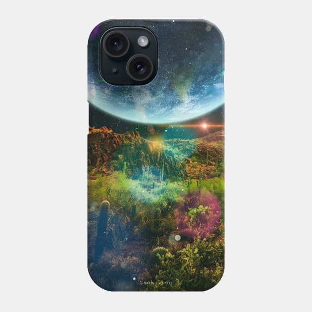 Space Vibe Phone Case by Yokipon Art