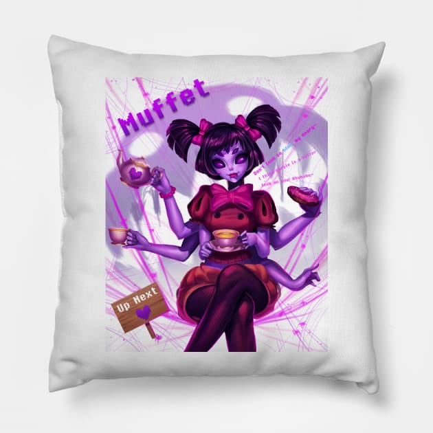 Undertale Muffet Pillow by PuddingzZ