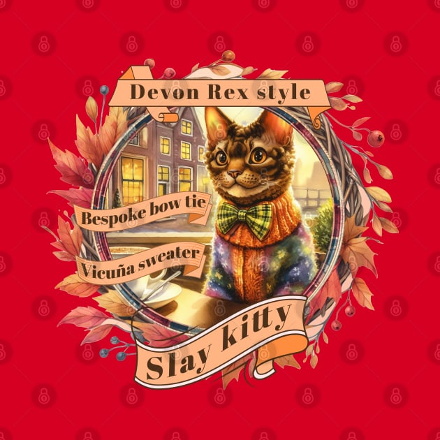 Cat Couture Bespoke Vicuña Slay Kitty Style 08D by catsloveart