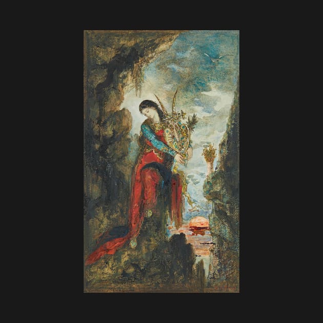 Sappho by Gustave Moreau by Classic Art Stall