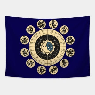 Astrology Sign Design Tapestry