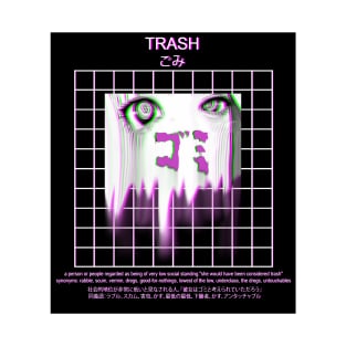 TRASH SAD JAPANESE ANIME AESTHETIC T-Shirt