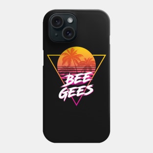 Bee Gees - Proud Name Retro 80s Sunset Aesthetic Design Phone Case