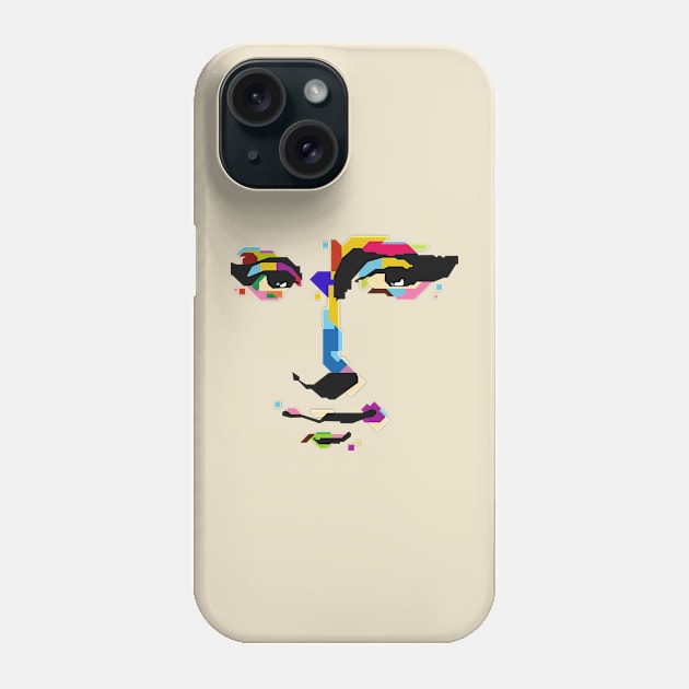 Monalisa Face Pop art Phone Case by AksarART