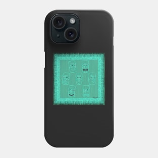 Tiki Time - Aqua Version! Phone Case