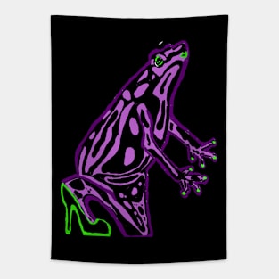 Colorful Toad Tapestry