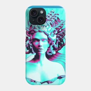 Vaporwave Medusa Glitch Phone Case