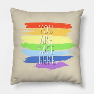 Classic You Are Safe Here Pillow