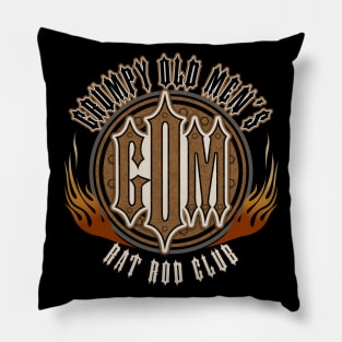 Grumpy Old Men's Rat Rod Club Pillow