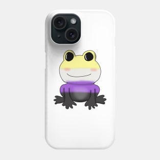 Nonbinary Frog Phone Case