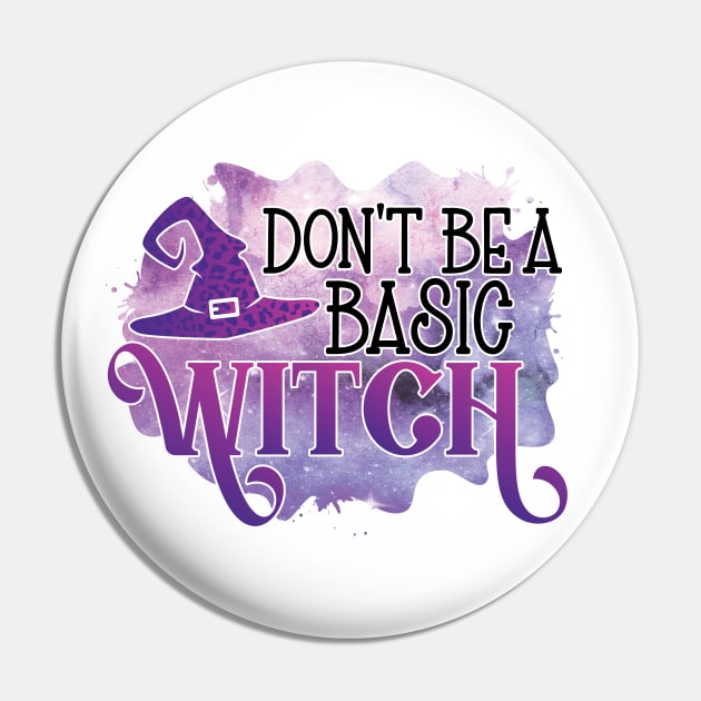 Halloween - Don't be a basic witch Pin by alcoshirts