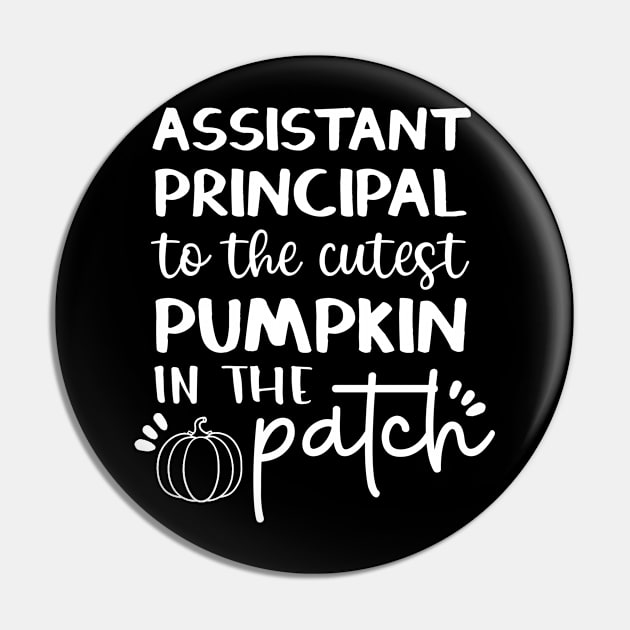 Assistant Principal Masks Pumpkin Patch Pin by FanaticTee