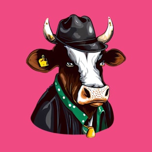 Gangster Cow T-Shirt