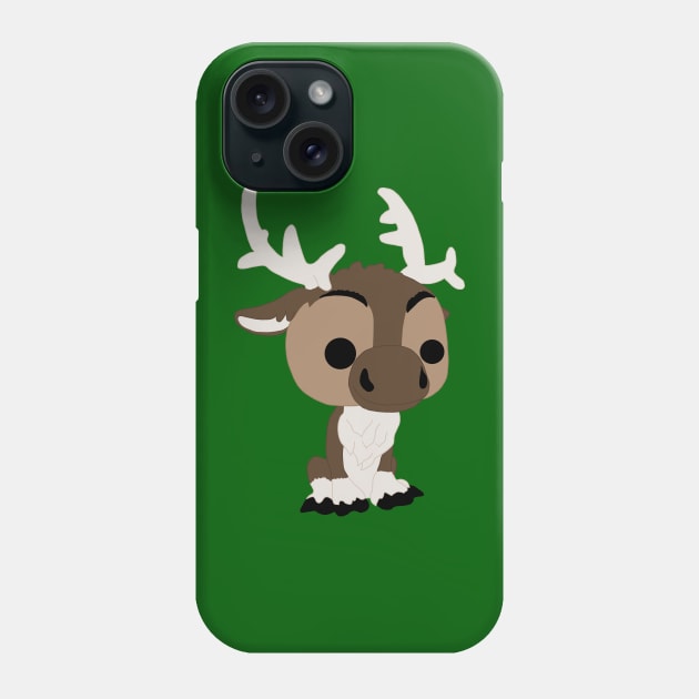 Adorable Reindeer Phone Case by Kristal Stittle