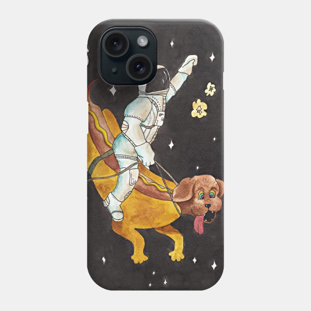 Hotdog space rodeo Phone Case by annashell