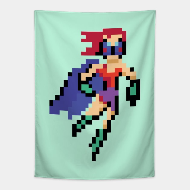 Superheroine Julia Tapestry by wamtees