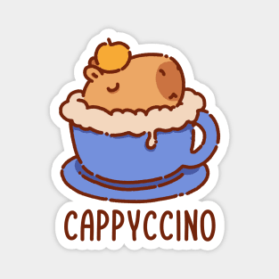 Capybara in a cup, cappyccino Magnet