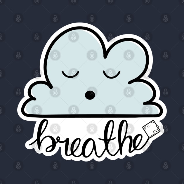 Breathe Kawaii Cloud Design by Disocodesigns