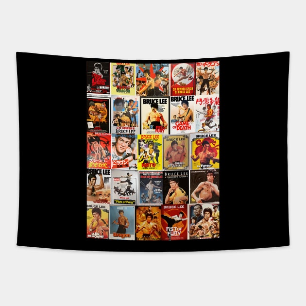 Bruce Movie Jeet Kune Do Be Water Lee Legend Tapestry by Garmentcrooks