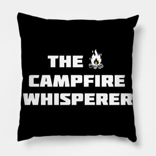 The Campfire Whisperer, Tank Top, Campfire, Camping, Camper, Camp, Men camping, Women's Camping, Funny Campfire Pillow