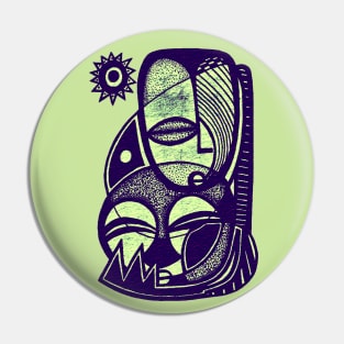 "Nobeel" - Love -  Mother and Child African Symbolic Art Pin